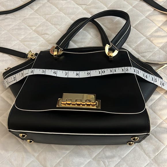 Zac Posen Eartha Elegant Black Crossbody or Handbag’s - Picture 10 of 12